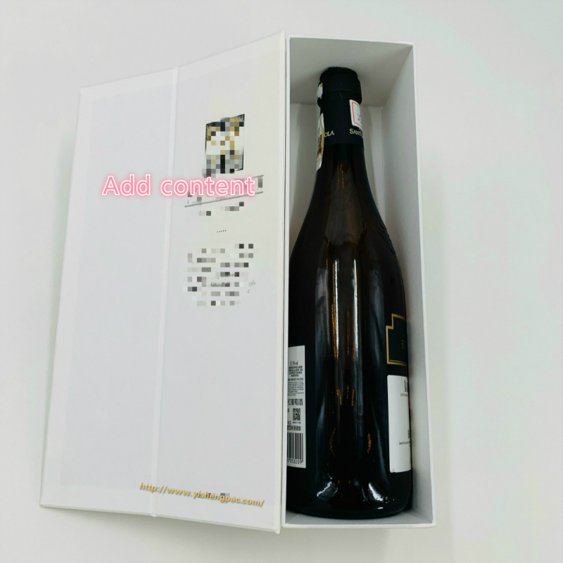 Confezione regalo vino bianco di lusso Ottima confezione regalo per regalo di fidanzamento