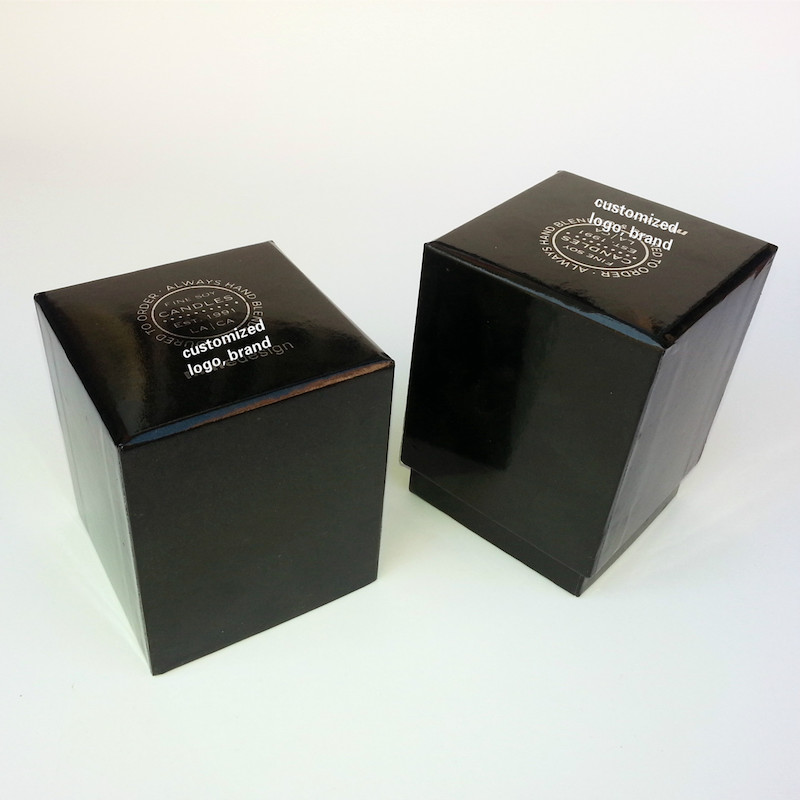 Scatole di imballaggio per Candles Black Paper Box