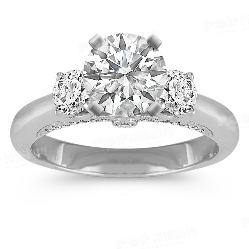 L'artiglio atmosferico semplice delle donne ha messo l'anello d'argento 925 della fabbrica di gioielli della Cina Ruifanbao