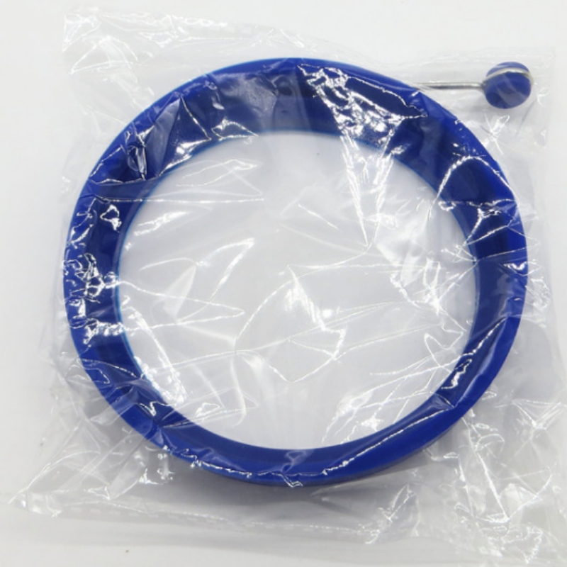 Manico rotondo in silicone per omelette in silicone omelette fai da te stampo sacchetto uovo anello in silicone