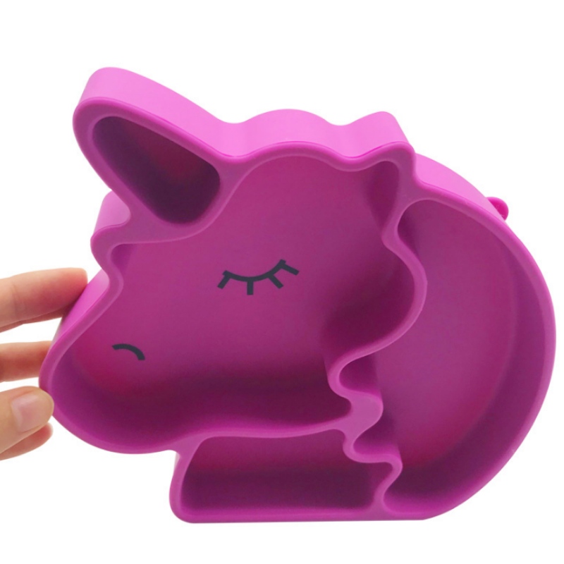 Silicon plate silicone Unicorno Piatto di silicone
