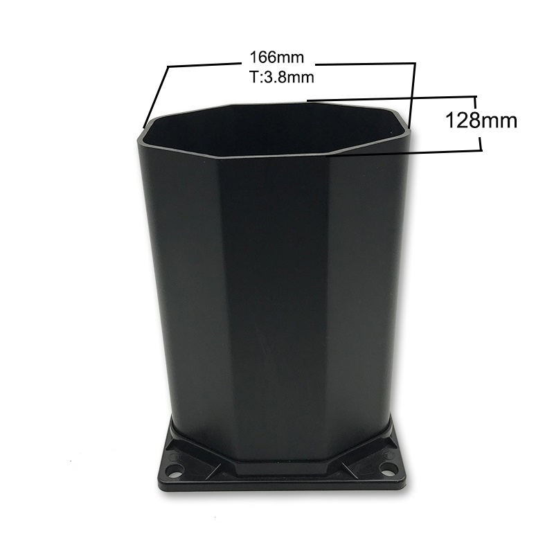 Custom tubi accessori in plastica in PVC per la doccia in spiaggia