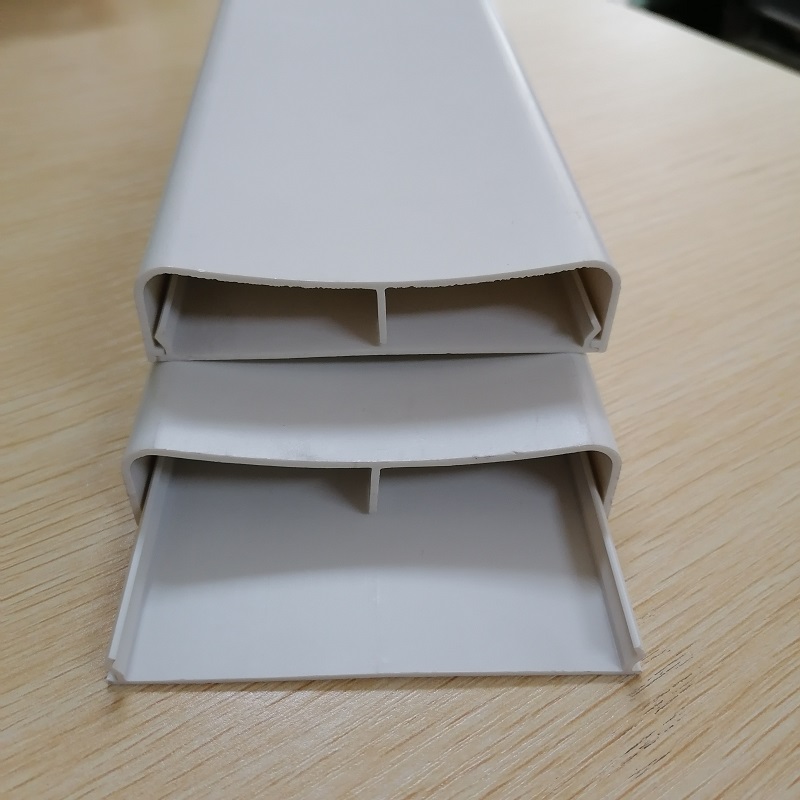 Spegnicorda in PVC Canalina passacavi a doppio canale Canalina correttore per cavi in ​​PVC