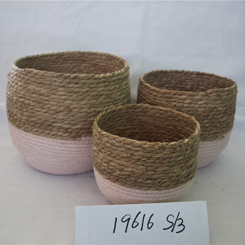 Craft Storage Baskets Sundries Box Gift Bottle Storage Bins Flower Planting Pots for home decor
