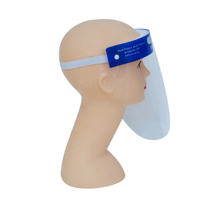 Hot Selling 0.25mm Transgenitore Anti Dust Full Length Face Shield Visor with Band