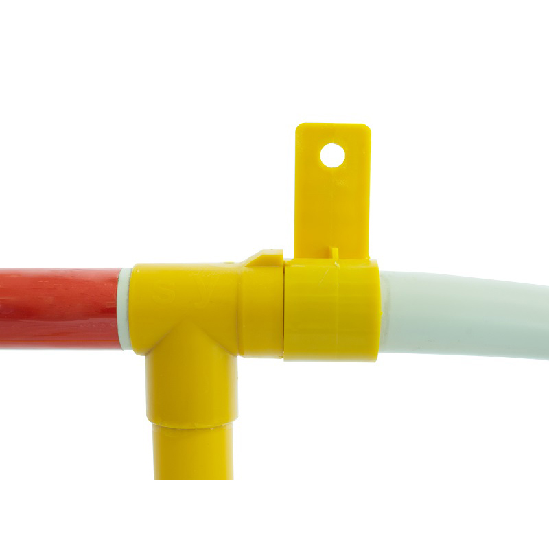 Barriera di controllo della folla in plastica costo produttore di barricate per tubi in pvc barriere di controllo del traffico da 1,5 m in magazzino dalla Cina