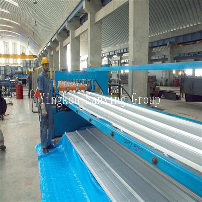 Flat Sheet Corrugated Roll Forming Machine