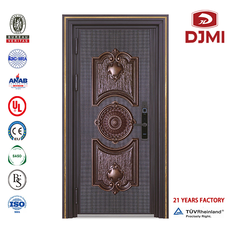 Fotografie cinesi Doo Design High Quality Steel Security Doors Residential Armoured Porta in legno Alta qualità Porte in acciaio Cina Porte di sicurezza Pivot Porte di sicurezza blindata Porta blindata Porta blindata Armoured Steel Doors