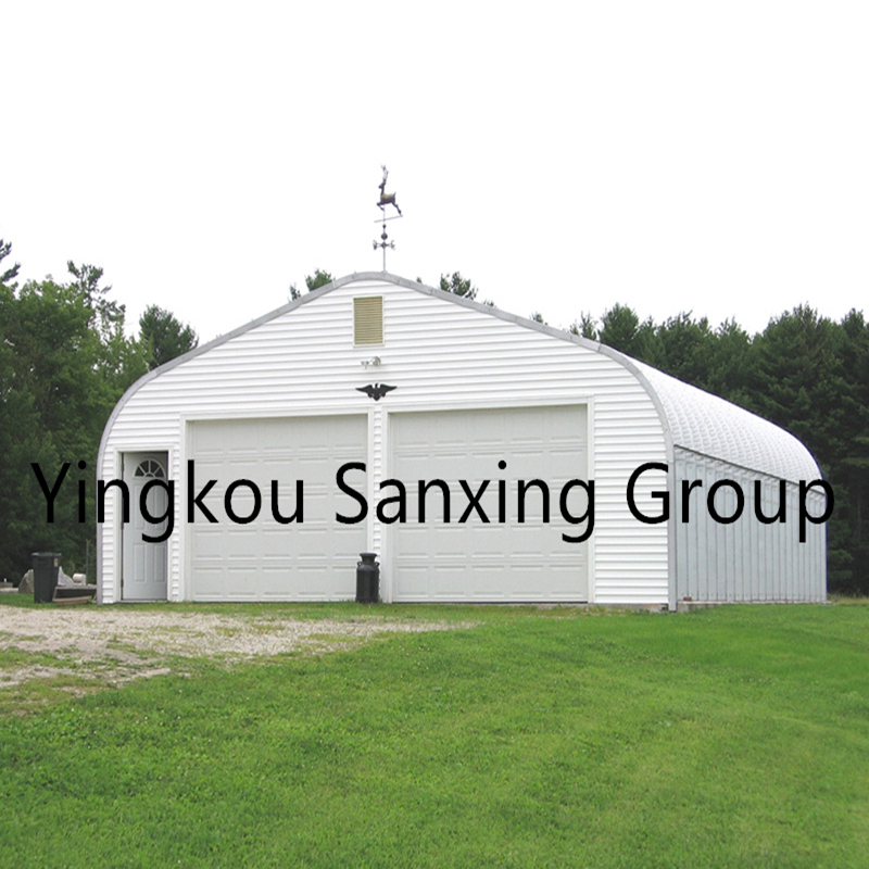 Linea di produzione di edifici a forma multipla Quonset