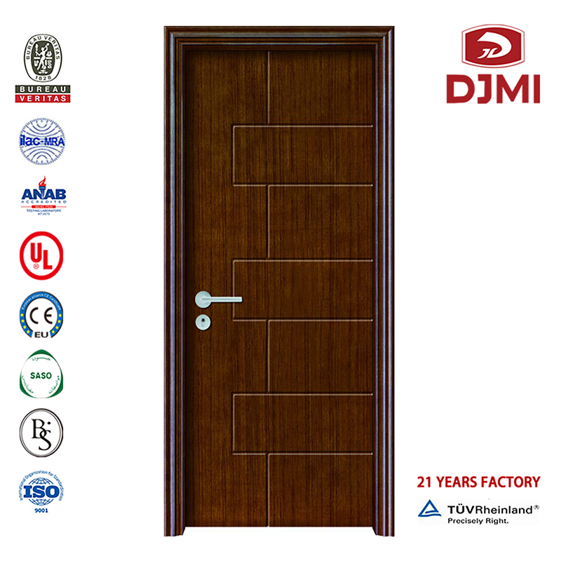 Fabbrica cinese Disegni in legno Porta Porte e telai in legno tagliafuoco Design frontale in legno di teak di alta qualità Porta in legno con certificazione UL 1,5 ore Nuove impostazioni Impiallacciatura Porta in legno commerciale a pro...