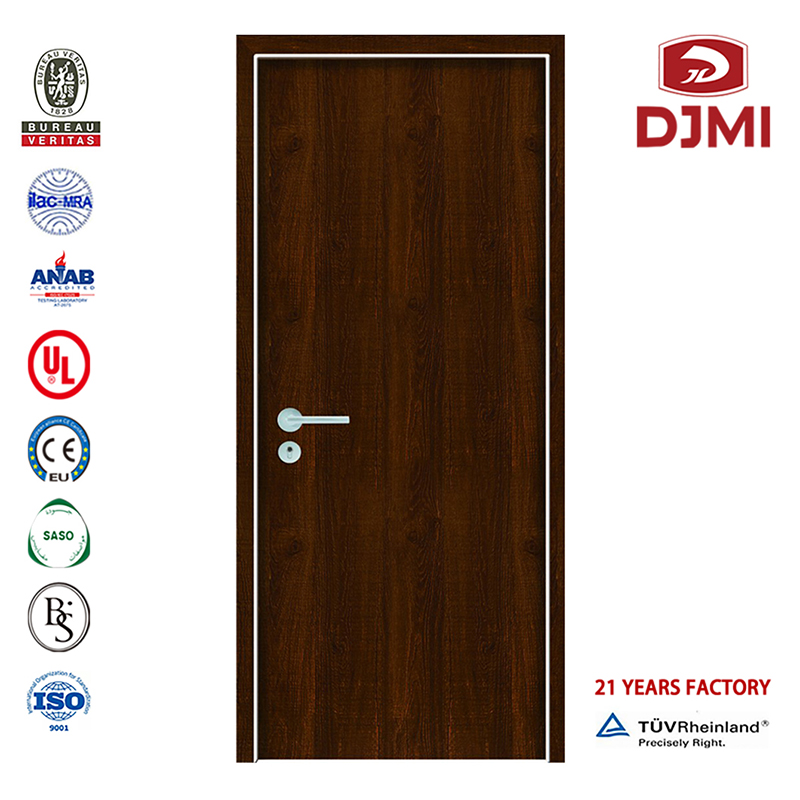 Nuove impostazioni 0,5 Mm 1 Mm Impiallacciatura decorativa Porta antincendio in legno Porte interne in legno massello Prehung Alta qualità 90 Minuti dalla Cina Design in legno Fd 1 ora Porta tagliafuoco Personalizzata 90 minuti Porta pi...