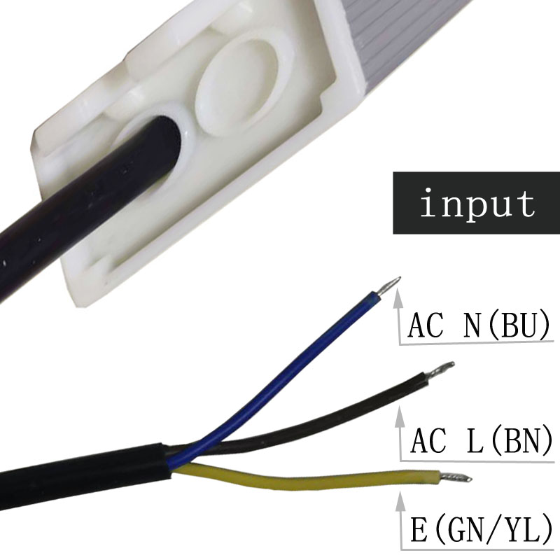 12V 1.25A 15W Alimentazione a basso voltaggio a LED a prova d'acqua