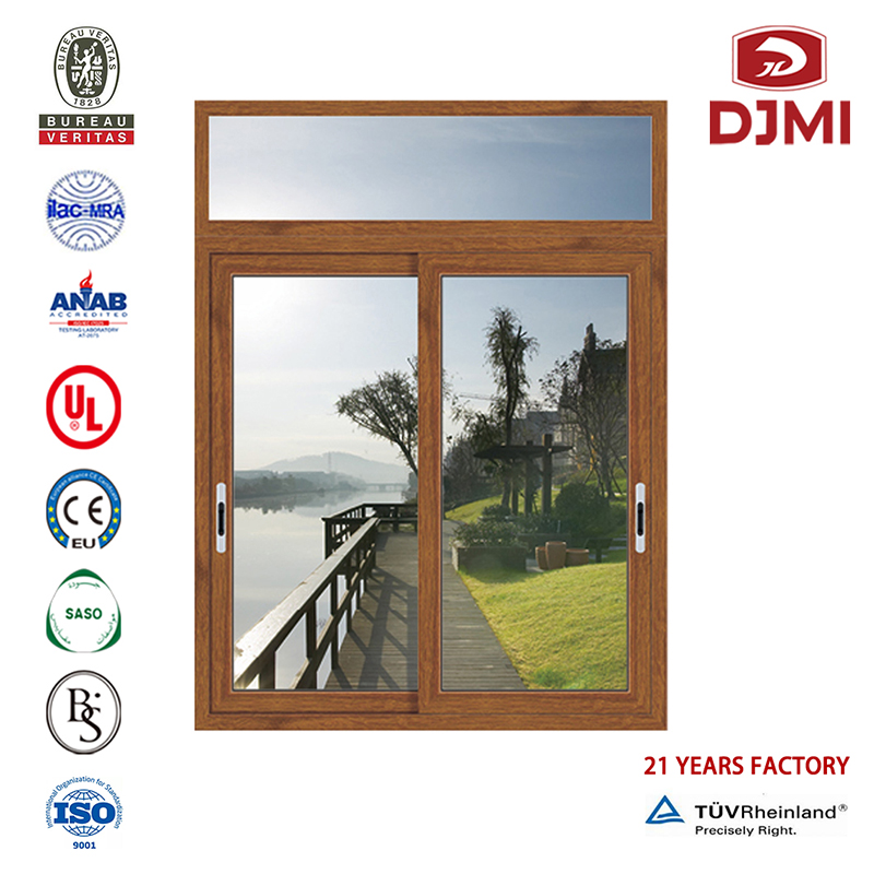 Euro Termal Break System Sliding Finestra tedesca Doppia Glazing Professional As2047 Standard Aluminium Windows Supplier High Performance Window Sliding Doors New Design with Fly Screen Aluminum Frame Finestra Sliding Windows