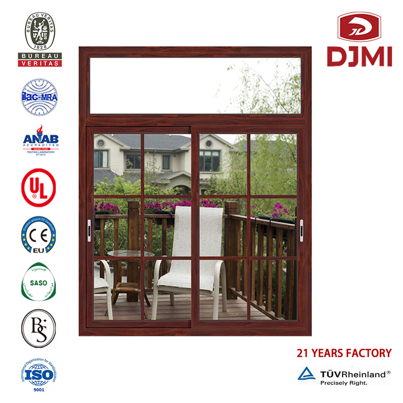 Hot Selling Commerical Grade Sliding Window Manufactures Best Aluminium Windows Personalizza Windows Design Riscaldamento Finestra di scorrimento a doppio vetrata Multifunzionale con Fiber Mosquito Net Low-E Glass Sliding Finestra Alluminio