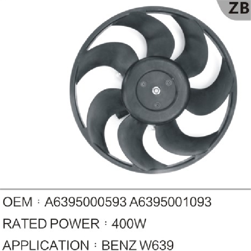 BENZ W639 Radiatore ventilatore A6395000593