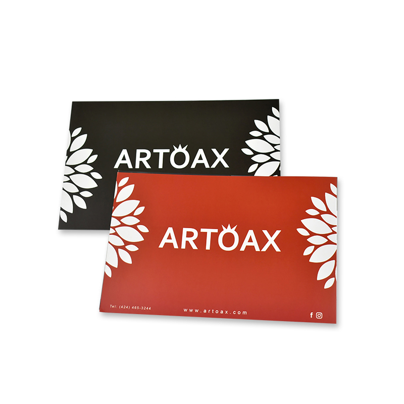 Centra il volantino pieghevole