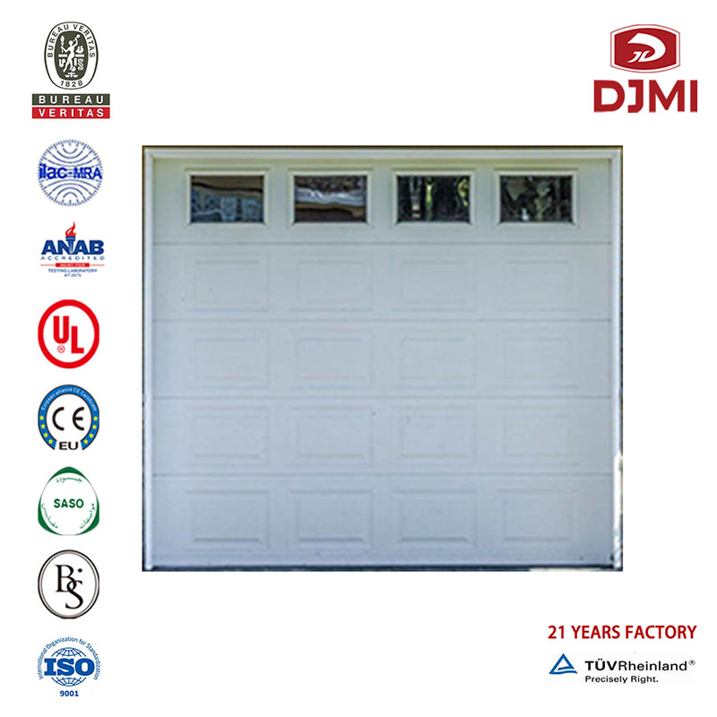 Nuovo design Doppia Lay Slat Roll Shutter Overhead Garage Door Brand Nuova fabbrica Produttore di prezzi di fabbrica di stacking Doors Garage Doors Telecomando Hot Selling Green Color Costruttore di colore francese Porte Garage Door