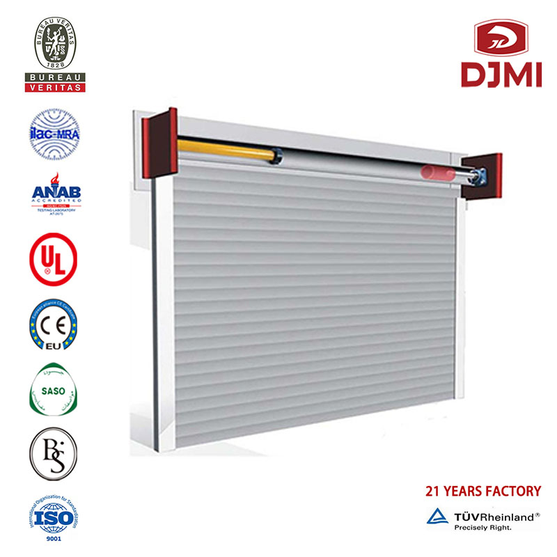 Personalizza il prezzo di fabbrica Alluminio Economico Porta commerciale Multifunzionale Roll Up Automatic Lifting Aluminum Garage Porta Professional Factory Price Aluminum Roll Up Economic Automatic Section Door