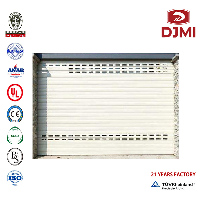 Hot Selling Wood Grain Rolling Door Color Door Costruzione Custom Garage Doors Multifunzionale Alluminium Rolling Doors Prezzi dei laminatoi Commerciali Garage Doors Professional Professional Electric Aluminum Roller Double Doors Residen...
