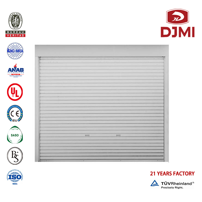 Brand New Industry Doors with Pu 8X7 Garage Door Hot Selling Good Quality Roller Shutter Thermoal Insulation Doors Galss Garage Door Multifunzionali Aluminum Roller Shutter Section Arage Electrical Garage Door
