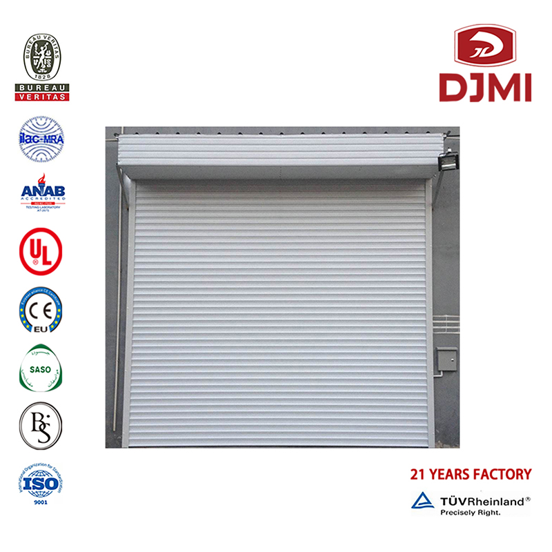 Professionale 50 Thickness Section Overhead Company Garage Door Insulatation New Design Steel with Pu Overhead Garage Door Remote Roller Doors Brand New Cold Insulation Section Decorative Door Roll Up Garage Doors