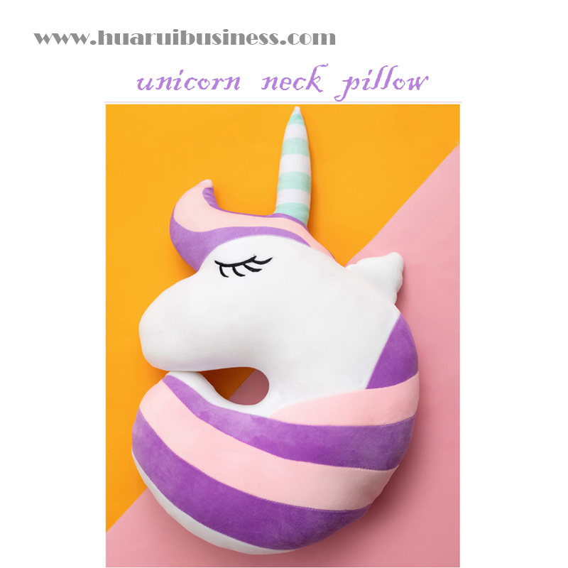 Cuscino al collo di unicorno, bambola peluche, bambola di peluche,cuscino