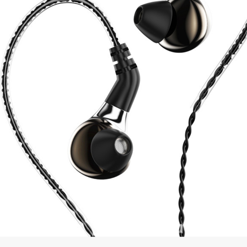 Audifonos Auricolare HiFi con monitoraggio dell'orecchio cablato di alta qualità per il sudore e lo sport