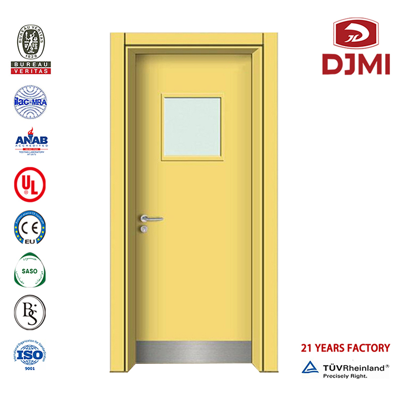 Porte industriali di alta qualità Solid Wood Pine Wood Flush Door Cheapy Swing Hospital Doors Inter Wood Designs Mdf Door Personalizzato Porta Inter Wood Doors Inter Inter Inter