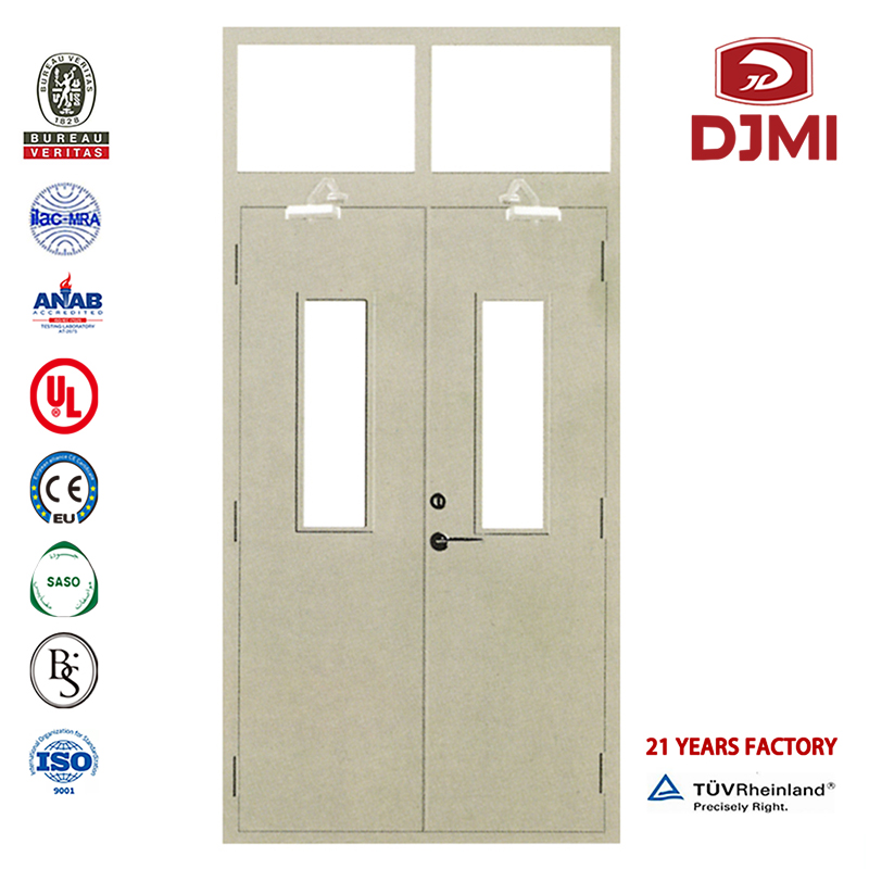 Prezzo di fabbrica cinese Porta in Bangladesh Porte a prova di fuoco in acciaio Sicurezza di alta qualità Anti-fuoco Bs 476 Porta tagliafuoco in acciaio a prova di fuoco commerciale in Malesia Porta tagliafuoco in acciaio nelle Filippine