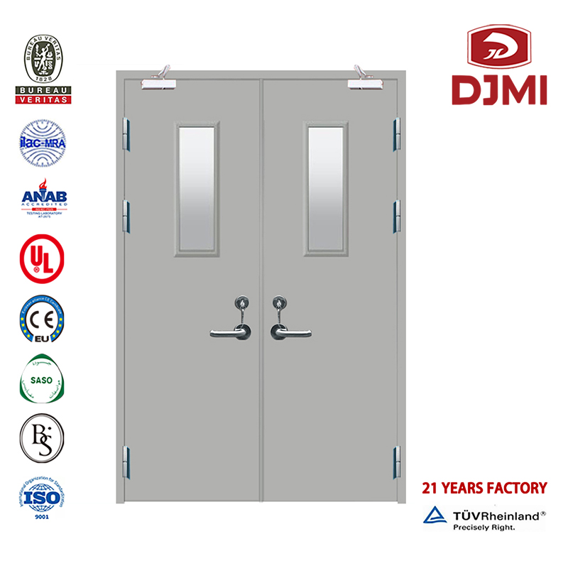Porta di sicurezza in acciaio 0,5 \/ 1,0 mm per la Malesia Puertas De Chapa professionale Galvanizada Precios Porta di sicurezza con design a griglia per cancello in ferro Porte in acciaio commerciali usate Nuovo design Made in China Por...