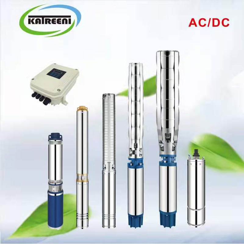 Pompa idraulica solare multistadio verticale a pozzo profondo da 6 pollici da 8 pollici in acciaio inossidabile