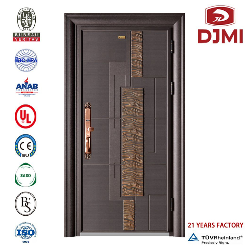 Hot Selling Iron Main Entrance Doors Grill Design Entry Double Leaf Steel Door Price Multifunzionale Front Grill Design Catalogo Color Steel Door Professional Modern Entry Doors Skin Exterior Doors