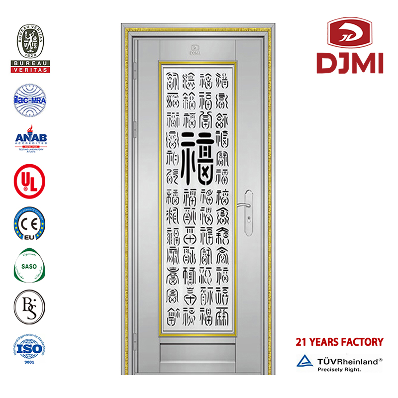 Vantaggi economici indiani Designs Doppia entrata Residential Door Security Doors Homes Stainless Steel