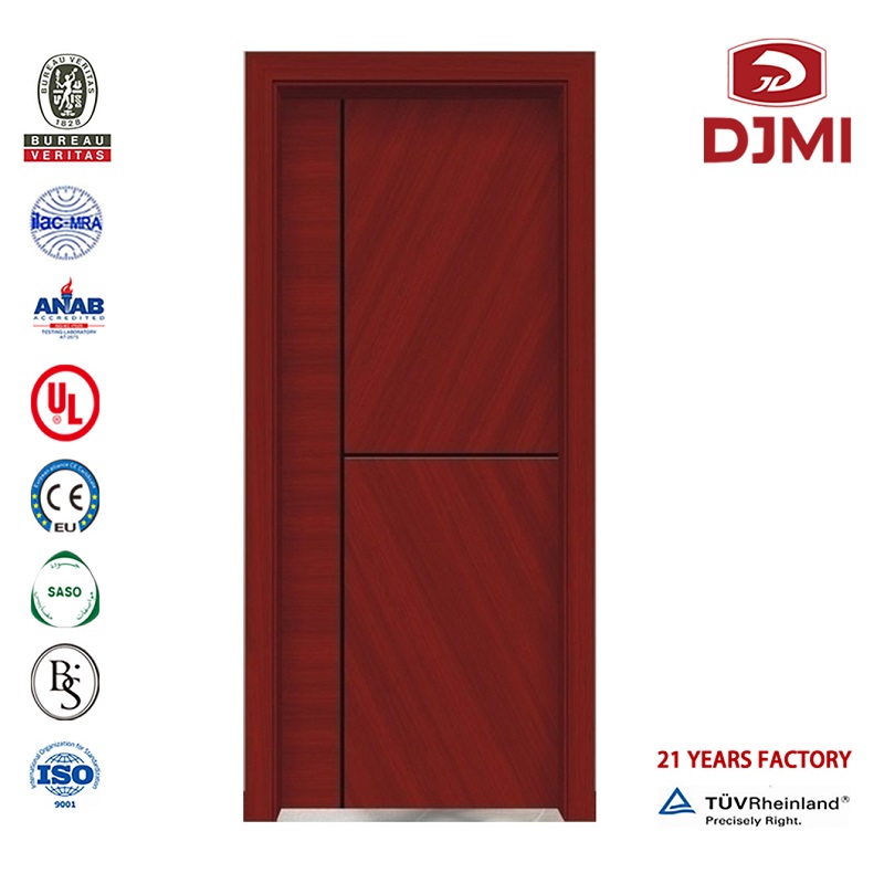 Nuove impostazioni 60 minuti Fire Rated Wooden Hotel Room School or Hospital Doors Fire Doors with Kd Frame China Factory Certificato Wooden Lock Anti Fire Hotel High Quality Commercial Hotel Fire Proof Door