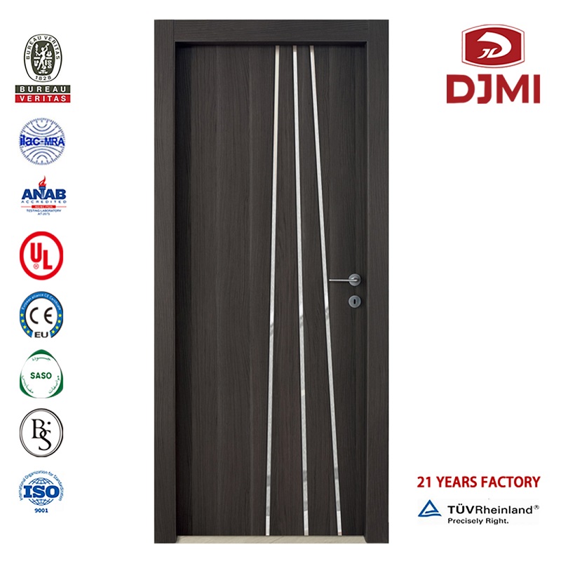 Porte prefabbricate economiche a prova di porta antincendio esterna a Shanghai con pannello di visione Porte laminate Hpl personalizzate Highrise Building Fire Solid Wood Panel Door Nuove impostazioni Cina Fire Fornitore Porta singola in...
