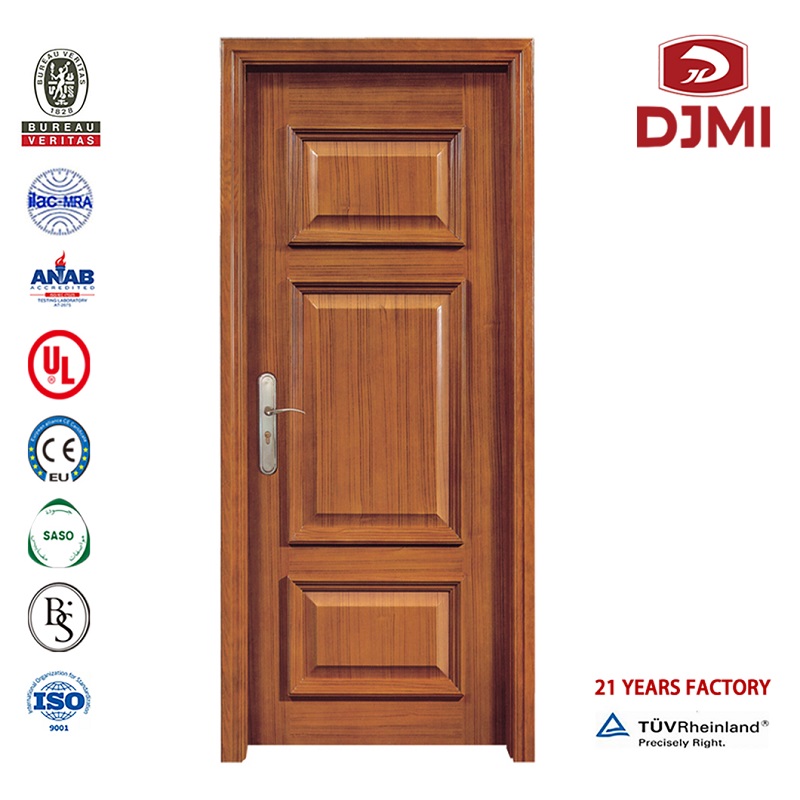 Legno a buon mercato con lo Swing a quadri metallici Solid Wooden Fire Rated Door China Factory Walnut Doors Cucina Laminata Fire Doors Design Resistente Wood Soundprova Fire