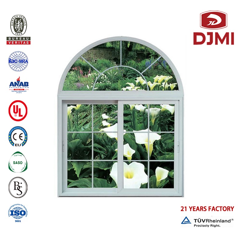 Nuova fabbrica di vetro di vetro di vetro commerciale Nuova Cina come standard Windows Sliding Grill Design Alluminium Window Fornitori Hot Selling Safety Aluminum Window Windows Ports Fornitore di vetro