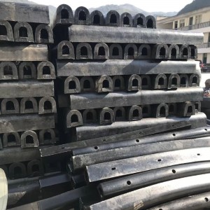 Semiramente circolare Formato Defensa Marina dock fender natante paraurti rettangolare