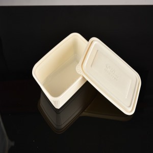 Composbile di alta qualità: scatola da pranzo con amido di mais biodegradabile