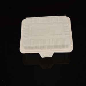 Composbile di alta qualità: scatola da pranzo con amido di mais biodegradabile