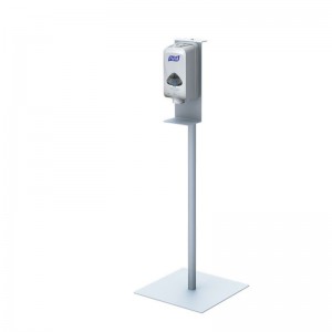 TMJ707 Pavimento Dispensatore a prova di Sanitizer a mano permanente con supporto a prova di segno Portable Hand Sanitizing Stand Display