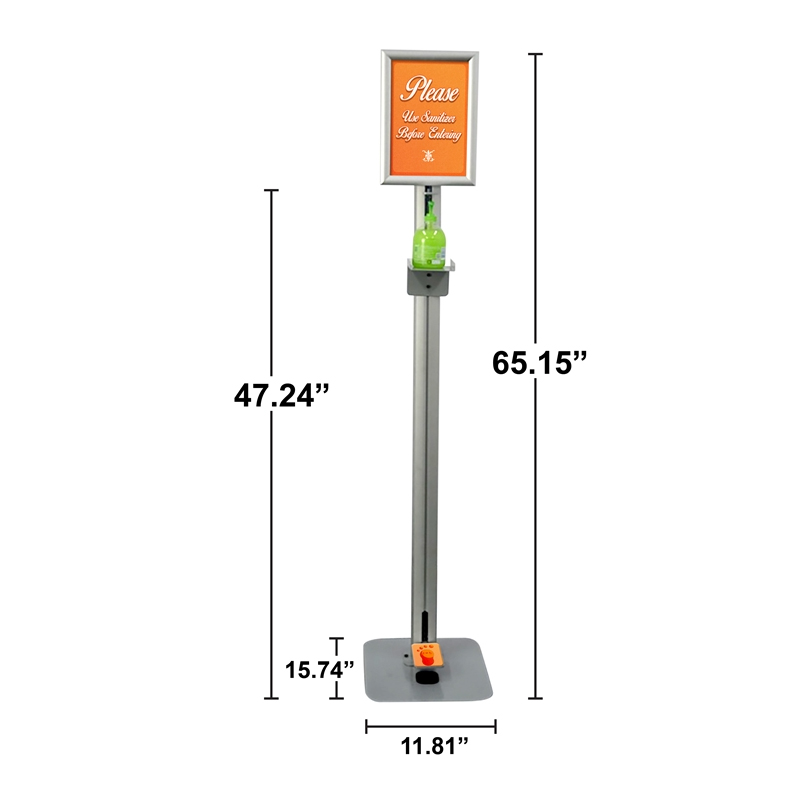 TMJ711 Retail Store Easy Assembly Metal Double Side Sanitizer Display Rack