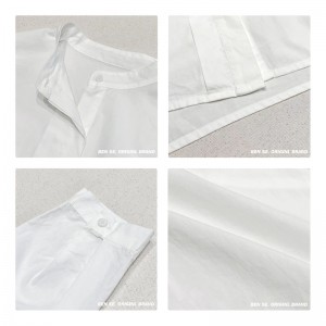 Design flessibile Minimalista Colore solido Casuale Sfollato Rivestimento su misura eccessiva