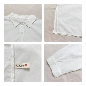 Disegno flessibile Minimalista colore solido Casual di colore Sfogato Rivestimento su misura eccessiva 17832 Maglietta sciolta