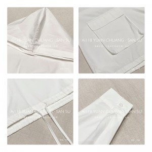 Design flessibile Minimalista Colore solido Casuale Sfollato Rivestimento su misura eccessiva 17720 Maglietta allentata