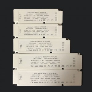 Alimentazione di alimentazione del driver LED alimentata a tensione costante per la luce di binario 12V 60w