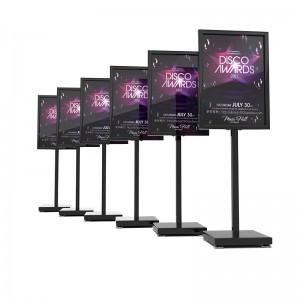 TMJ PP-554 Vendita calda Stand da pavimento A4 Porta carta regolabile Display per poster A3