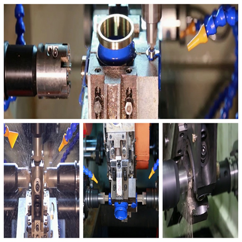 Tre - Way Eight - Station Eleven - Shaft Water Nozzle Body Rotary Transfer Machine