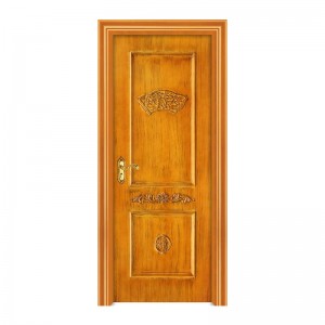 2021 Cina semplice porta in legno wpc porta esterna dipinta porta per commerciale a buon mercato