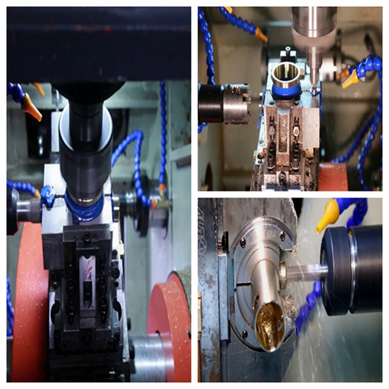 Three-Direction Six-Station Five-Axis Three-Way Pipe Fitting Processing Special Machine